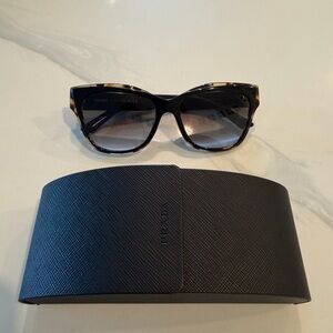Prada Black & Tortoise Shell Women's Sunglasses